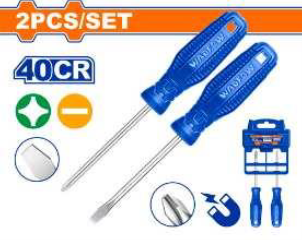 2-Piece Screwdriver Set (40CR, 100mm)
