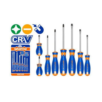 8-Piece Screwdriver Set (CR-V, Mixed Sizes)