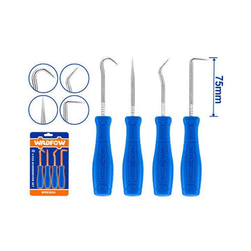 4-Piece Pick and Hook Set (45# Carbon Steel)