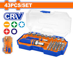 43-Piece Precision Screwdriver & Socket Set (CR-V)