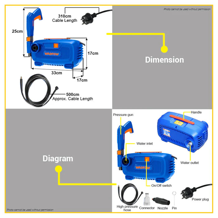 Wadfow High pressure washer – WHP1A11